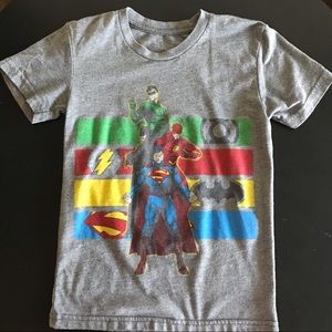 Justice League Boys Graphic Tee Size 6